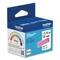 Brother P-Touch 0.47 in. x 13.1 ft. Genuine P-Touch BTAG Label Tapes - White on Pink